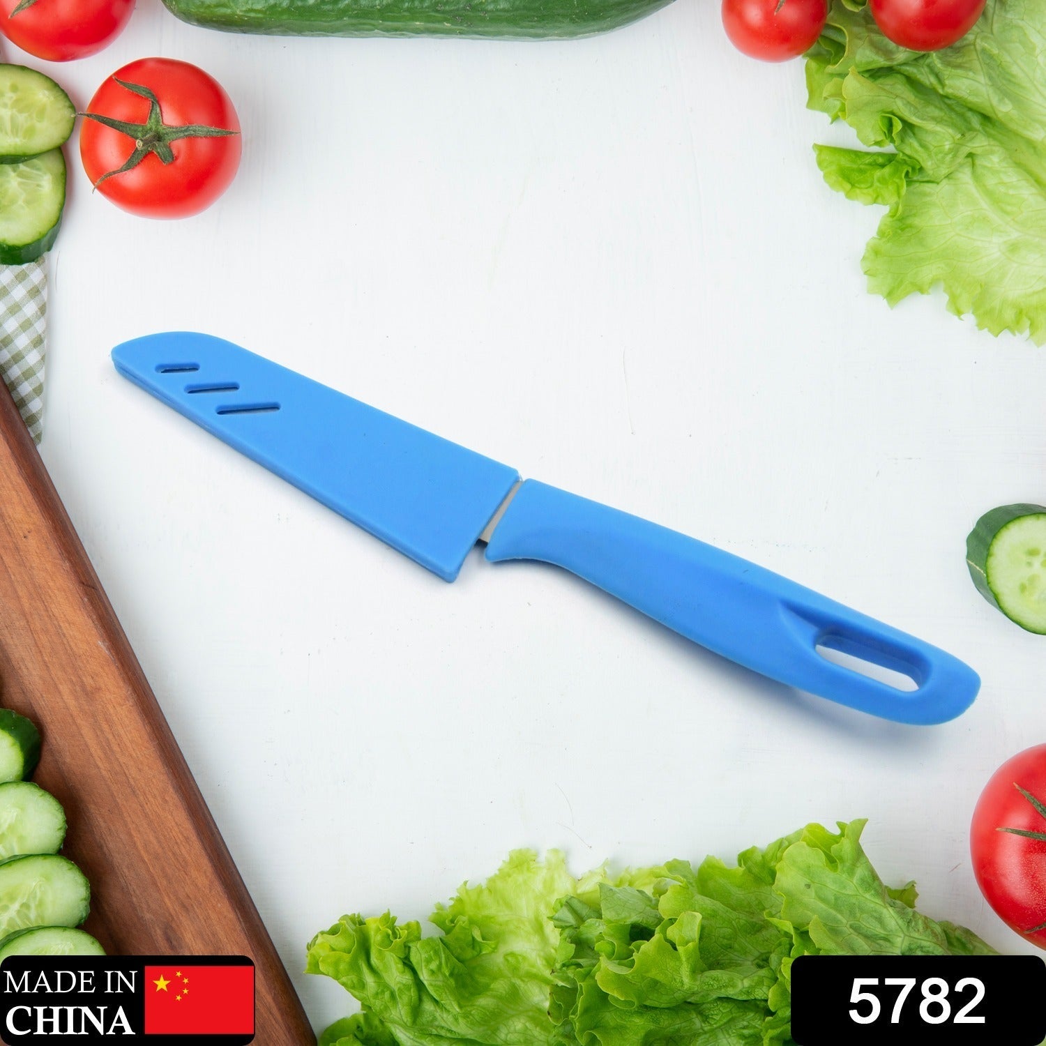 5782 Stainless Steel Knife For Kitchen Use, Knife Set, Knife & Non-Slip Handle With Blade Cover Knife, Fruit, Vegetable,Knife Set (1 Pc) 5782 Stainless Steel Knife For Kitchen Use, Knife Set, Knife & Non-Slip Handle With Blade Cover Knife, Fruit, Vegetable,Knife Set (1 Pc)